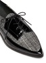 Detail View - Click To Enlarge - STUART WEITZMAN - 'Leman' check plaid leather Derbies