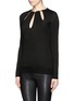 Front View - Click To Enlarge - EMILIO PUCCI - Chain neckline wool sweater