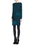 Front View - Click To Enlarge - VINCE - Geometric wool cashmere sweater dress