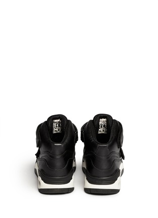 Back View - Click To Enlarge - ASH - Fire' strap leather sneakers