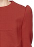Detail View - Click To Enlarge - DELPOZO - Structured shoulder crepe top