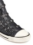 Detail View - Click To Enlarge - ASH - 'Victim' strass and stud leather sneakers