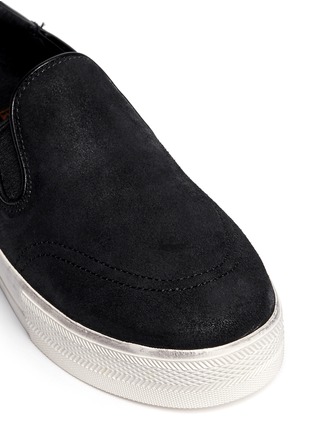 Detail View - Click To Enlarge - ASH - 'Jungle' suede slip-ons