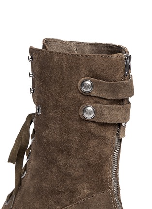 Detail View - Click To Enlarge - SAM EDELMAN - 'Darwin' suede lace up boots