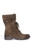 Main View - Click To Enlarge - SAM EDELMAN - 'Darwin' suede lace up boots