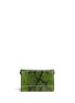 Back View - Click To Enlarge - STELLA MCCARTNEY - Faux python leather crossbody bag 