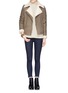 Figure View - Click To Enlarge - VINCE - Chevron knit yak-wool sweater