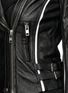 Detail View - Click To Enlarge - IRO - Contrast piping leather biker jacket
