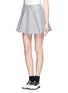 Main View - Click To Enlarge - OPENING CEREMONY - Esther floral jacquard flared skirt
