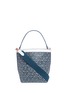 Main View - Click To Enlarge - MISCHA - Hexagon print coated canvas bucket bag
