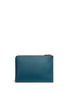 Detail View - Click To Enlarge - MISCHA - 'Monogram' leather folio pouch