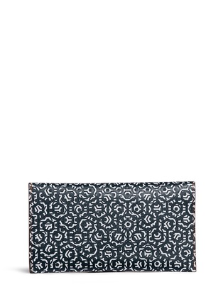 Figure View - Click To Enlarge - MISCHA - Hexagon print coated canvas travel wallet