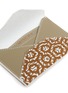 Detail View - Click To Enlarge - MISCHA - Hexagon print coated canvas envelope cardholder