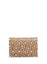 Figure View - Click To Enlarge - MISCHA - Hexagon print coated canvas envelope cardholder