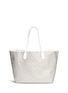 Detail View - Click To Enlarge - MISCHA - 'Jet Set Tote' in classic hexagon print