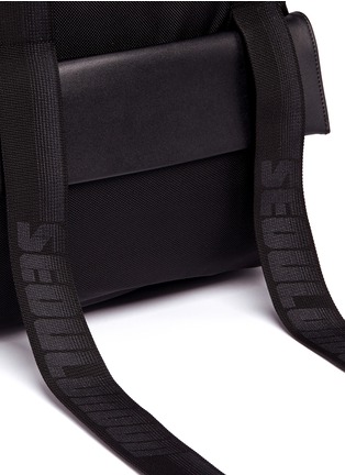 Detail View - Click To Enlarge - D-ANTIDOTE - x FILA '01-1' ballistic nylon backpack