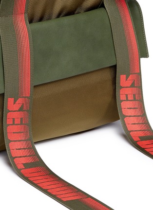 Detail View - Click To Enlarge - D-ANTIDOTE - x FILA '01-1' ballistic nylon backpack