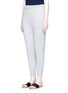 Front View - Click To Enlarge - VINCE - Cotton blend rib knit jogging pants