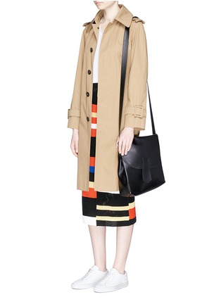 Front View - Click To Enlarge - MARNI - 'Runway' convertible faux leather belt bag