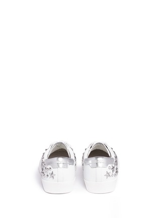 Back View - Click To Enlarge - ASH - 'Dazed' star stud calfskin leather sneakers