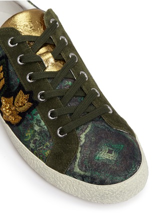 Detail View - Click To Enlarge - ASH - 'Nak Arms' military patch jacquard sneakers