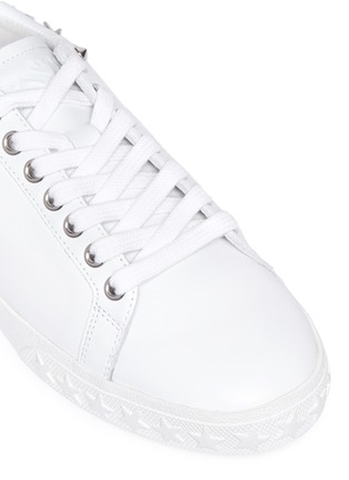 Detail View - Click To Enlarge - ASH - Dazed' star stud calfskin leather sneakers