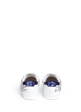 Back View - Click To Enlarge - ASH - Dazed' star stud calfskin leather sneakers