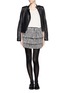 Front View - Click To Enlarge - HANSEL FROM BASEL - Silk flat knit tights