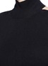 Detail View - Click To Enlarge - MS MIN - Low back turtleneck knit top