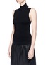 Front View - Click To Enlarge - MS MIN - Low back turtleneck knit top