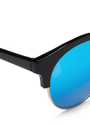 Detail View - Click To Enlarge - SPEKTRE - 'Eroica' acetate round mirror sunglasses