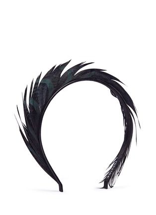 Figure View - Click To Enlarge - YUNOTME - 'Lisbeth' feather headband