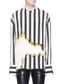 Main View - Click To Enlarge - HAIDER ACKERMANN - Stripe bleach print silk shirt