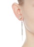 Figure View - Click To Enlarge - VENNA - Glass pearl tassel drop jacket earrings
