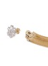 Detail View - Click To Enlarge - VENNA - Glass crystal snowflake fringe drop jacket earrings