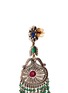 Detail View - Click To Enlarge - AISHWARYA - Diamond pavé sapphire ruby emerald fringe earrings