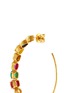 Detail View - Click To Enlarge - AISHWARYA - Diamond Navaratna stone hoop earrings