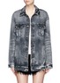 Main View - Click To Enlarge - 72877 - 'Chitra' distressed cotton denim jacket