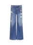 Main View - Click To Enlarge - 72877 - 'Clemmys' distressed wide leg jeans