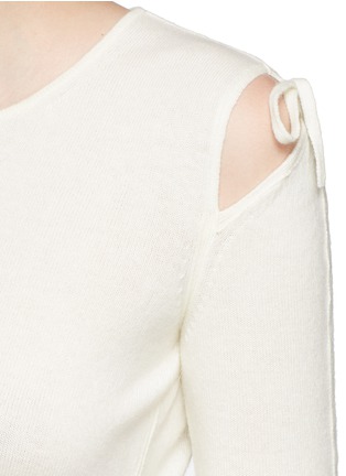 Detail View - Click To Enlarge - ELIZABETH AND JAMES - 'Ryan' cutout shoulder sweater