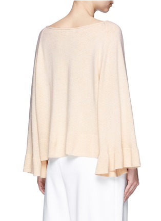 Back View - Click To Enlarge - ELIZABETH AND JAMES - 'Freja' ruffle cuff wool blend sweater