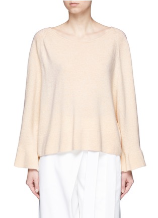 Main View - Click To Enlarge - ELIZABETH AND JAMES - 'Freja' ruffle cuff wool blend sweater