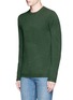 Front View - Click To Enlarge - INK. X LANE CRAWFORD - Crew neck cashmere sweater