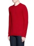 Front View - Click To Enlarge - INK. X LANE CRAWFORD - Crew neck cashmere sweater