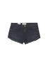 Main View - Click To Enlarge - CURRENT/ELLIOTT - 'The Gam' washed frayed denim shorts