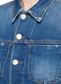 Detail View - Click To Enlarge - L'AGENCE - 'Celine' distressed denim jacket