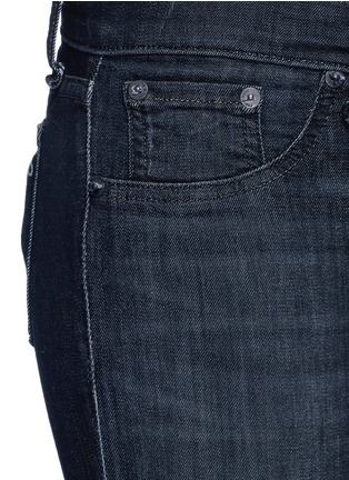 Detail View - Click To Enlarge - RAG & BONE - Overdye wash skinny jeans