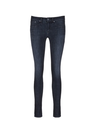 Main View - Click To Enlarge - RAG & BONE - Overdye wash skinny jeans