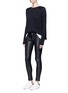Figure View - Click To Enlarge - RAG & BONE - 'Hyde' stud leather pants