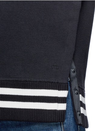 Detail View - Click To Enlarge - RAG & BONE - 'Classic Varsity' side split sweatshirt
